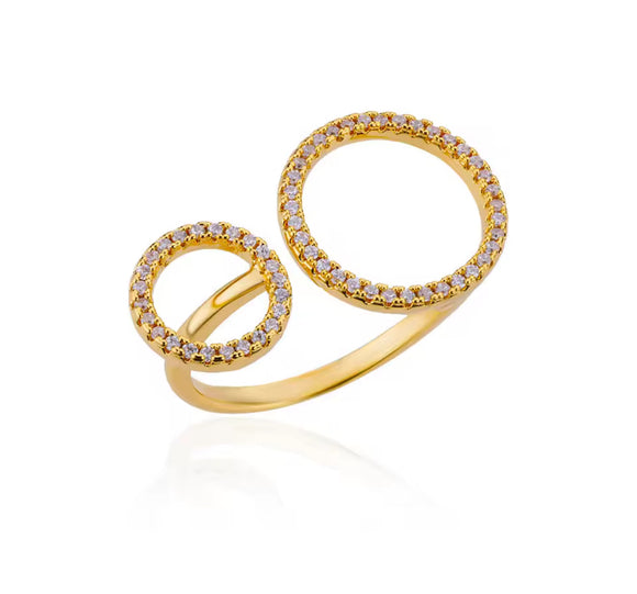 Double Halo Ring