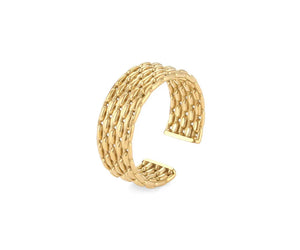 Woven Gold Ring