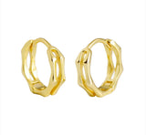 Double Bamboo Mini Hoops