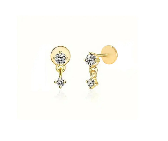 Mini Sparkle Charm Single Stud