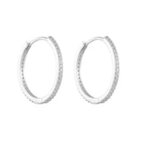 CZ Pavé Hoops