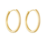 CZ Pavé Hoops