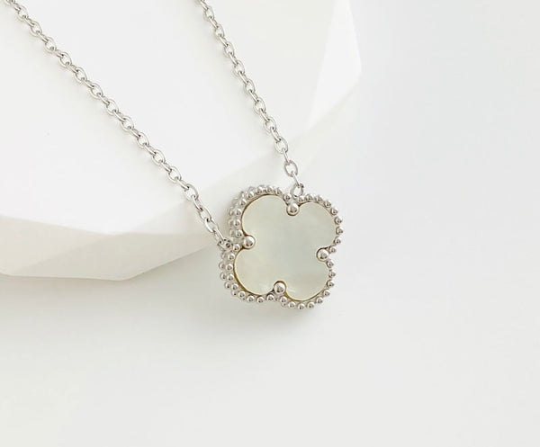 Opal deals clover necklace