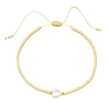Shell Heart & Mini Bead Bracelet